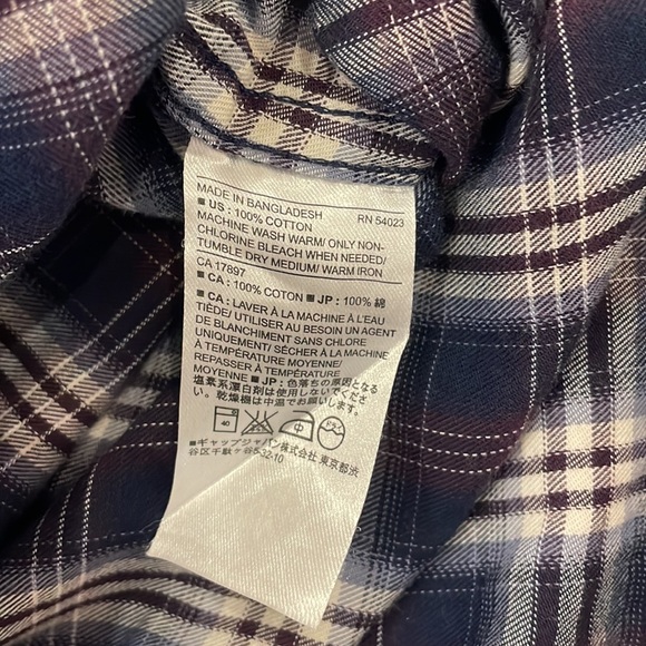 Banana Republic Factory men’s lightweight flannel size XL - Picture 5 of 6